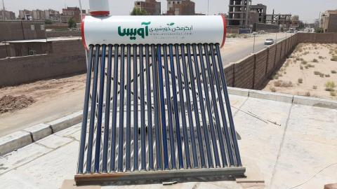 آبگرمکن خورشیدی200 لیتری کویل دار