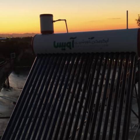 آبگرمکن خورشیدی200 لیتری فلوتردار